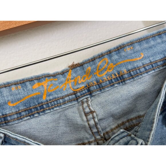 Tc And Co Los Angeles Men's Slim Fit‎ Jeans L30 X W36 Light Blue Denim Pants EUC - Picture 10 of 12